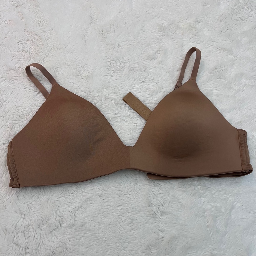 Skims Women's Wireless Lightly Lined Bra Sienna Brown BR-WRL-1889 Size 34C NWT - Picture 1 of 11